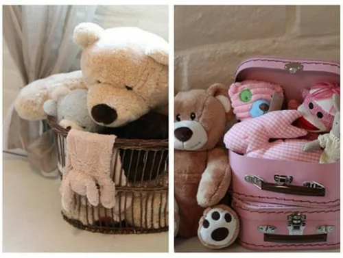 Romantisches, klassisches Kinderzimmer plüschtiere teddybär