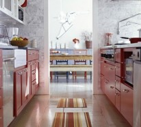 Praktische und schmale Küchen Interieurs