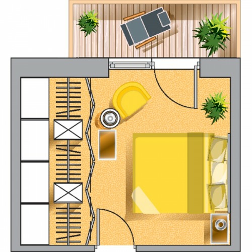 schlafzimmer auf dem dachboden architektur plan