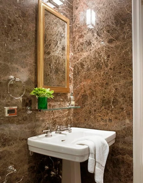 spiegel rahmen idee badezimmer design deko