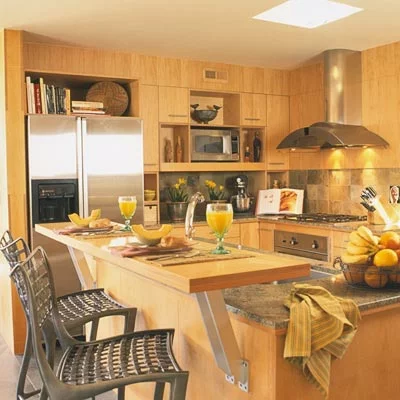 zubereitungsbereichküche idee arbeitsplatte graue stühle L- förmige Küchen 