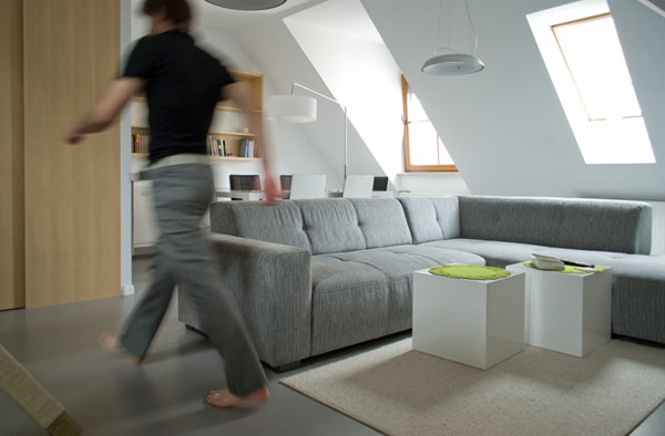 2-etagen-apartment polen weiß niedrig modern