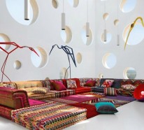 Böhmische Wohnzimmer: Roche Bobois‘ Modular-Sofa