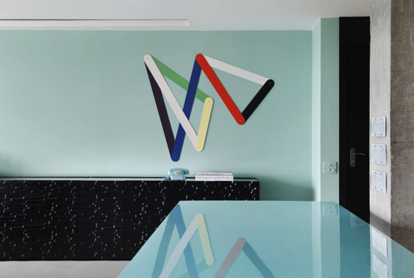 Coole Farbschemas offene Wohnzimmer-Designs Küche Wanddeko