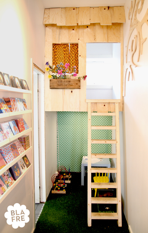 Indoor-Baumhäuser coole Ideen Kinder Bücherregalen Spielplatz