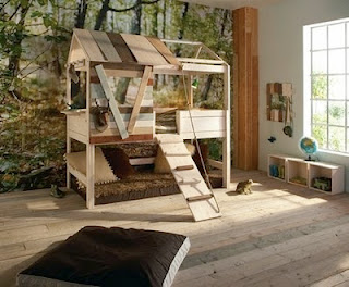 Indoor Baumhäuser coole Ideen Kinder tolles Baumhaus