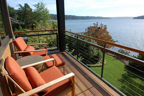 Romantisches entspannendes Residenz-Design Balkon Möbel
