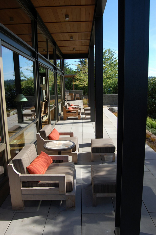 Romantisches entspannendes Anwesen-Design Lounge Bereich