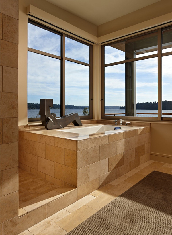 Romantisches entspannendes Residenz-Design schönes Badezimmer