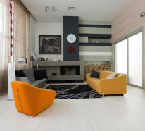 Spaßige Wohnzimmer-Gestaltung mit modernem Flair