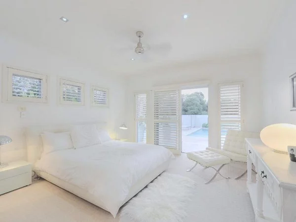 australisches himmlisches weißes schlafzimmer bettwäsche