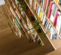Bibliothek im Treppenhaus einbauen – praktische und interessante Idee