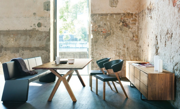  Esstische, Sitzbänke und Stühle  design industriell