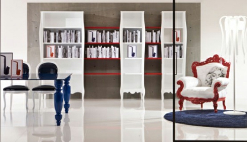 Esszimmer Einrichtung im italienischen Stil