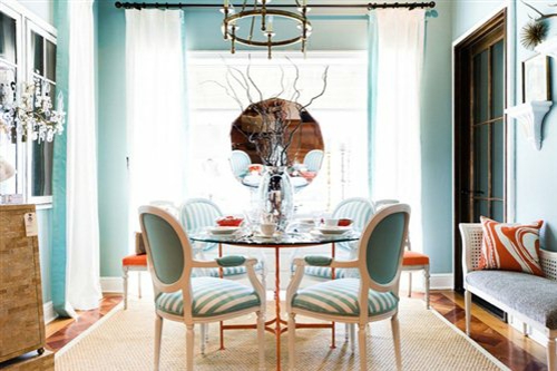 27 grelle und farbenfrohe Esszimmer Design Ideen