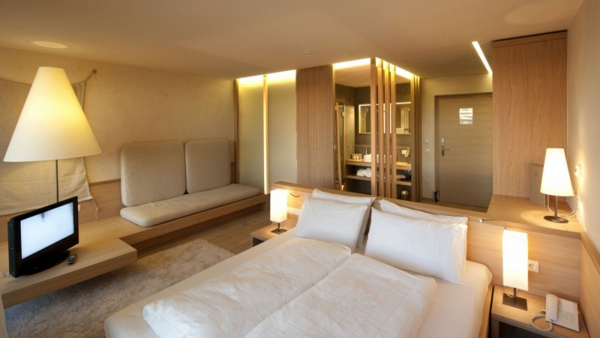 hotel valentinerhof noa gebirge baukonstruktion schlafzimmer