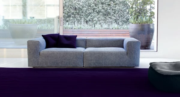 inspirierendes interior design paola lenti atollo sofa blumentopf