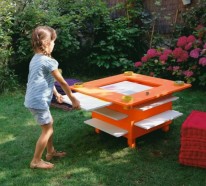 Amüsanter Tisch zum Spielen – tolle Ideen für das Kinderzimmer