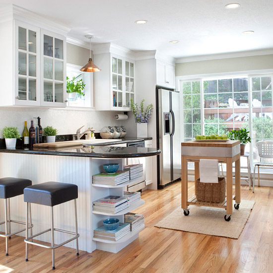küche design bequemlichkeit rollen holz bar stühle