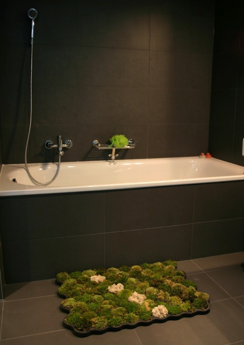 lebende badematte grün originell design einzigartig