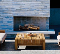 Massive Außenmöbelstücke aus Teakholz von Marmol Radziner