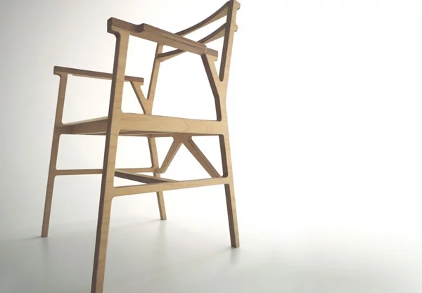 moderne stühle akzente design lösung idee schlicht holz