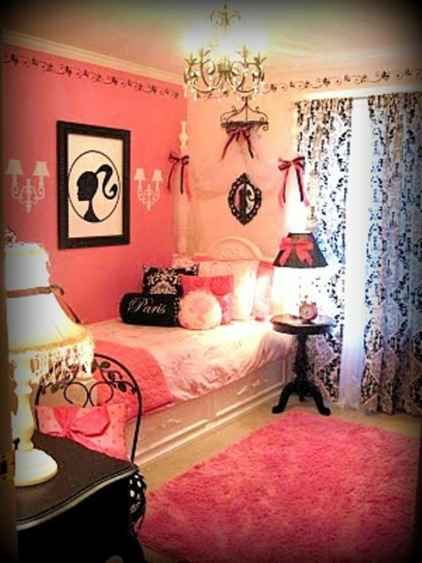 girls bedroom paris theme