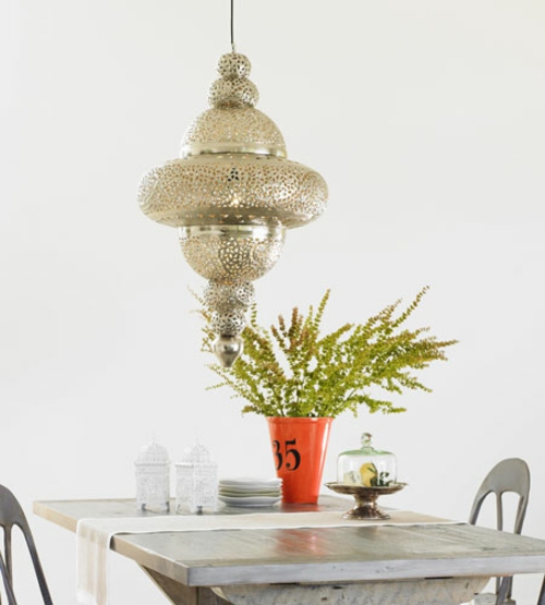 12 Ideen für orientalische Lampen in der Wohnung