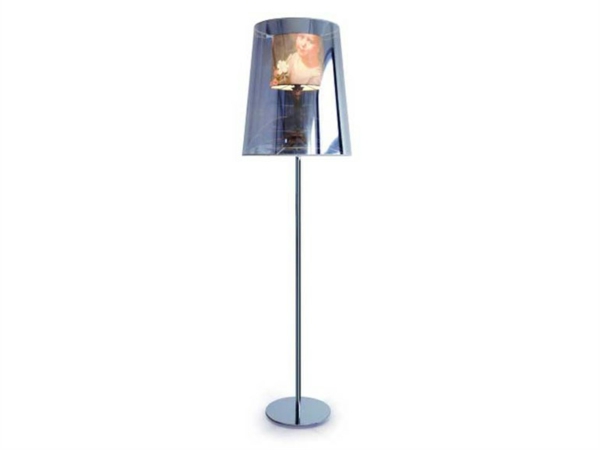 polyester stehlampe spiegel einseitig licht shade shade