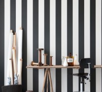 10 coole schwarz-weiße Tapeten für mehr Eleganz und Stil