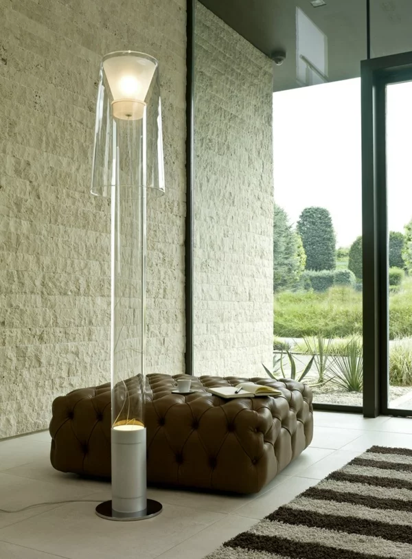stehlampe design colombo wohnzimmer modern