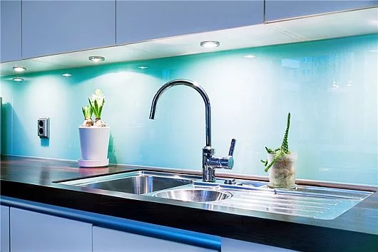 türkise interieur designs küche glanzvoll küchenspiegel