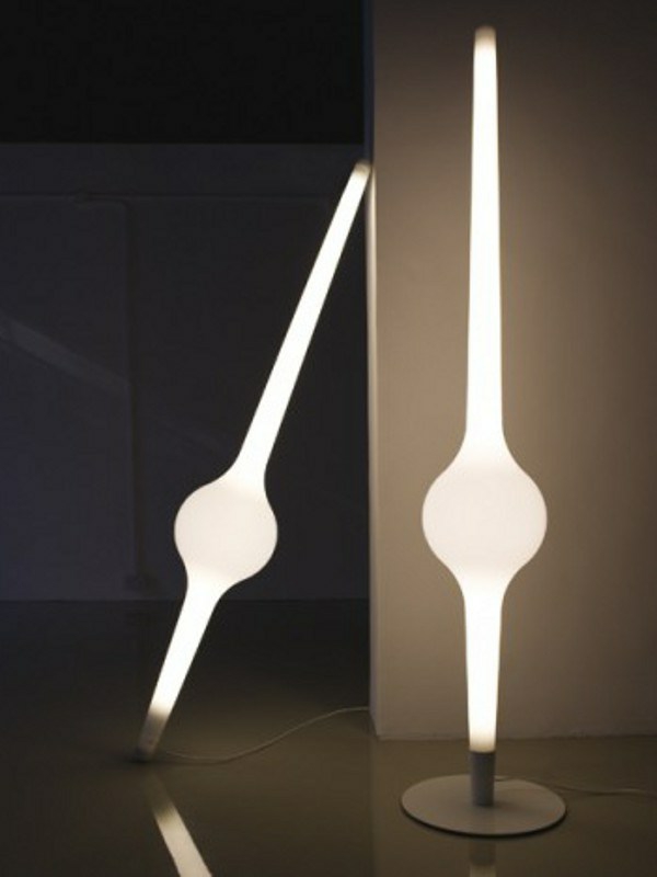 ungewöhnliche form stehlampe idee sticklight indirekt