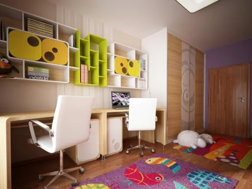 warmes industrielle Kinderzimmer Design Ideen modern