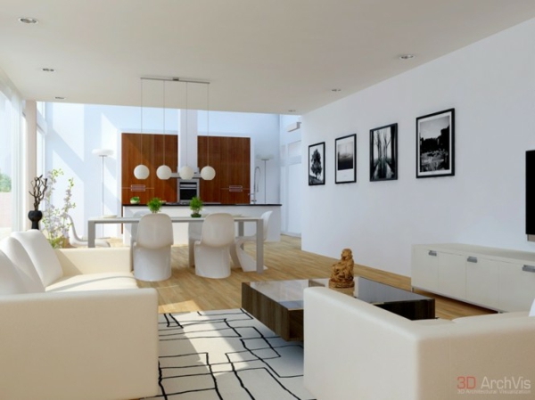 weiß-sitzecke-wohnzimmer-originell-teppich