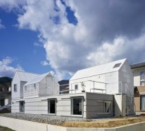Weißes, transparentes Haus in Yamasaki von Tato Architects