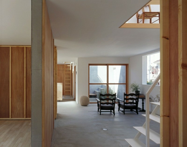 Weißes, transparentes Haus asien design lehnstühle