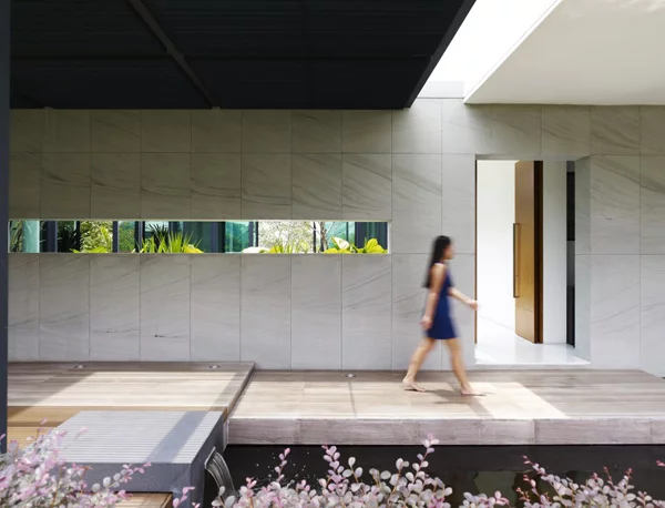 architektonisches element singapur entspannung idee