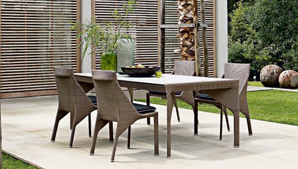  Gartenmöbel tisch stuhl außenbereich design originell