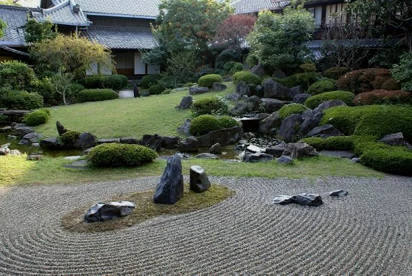 attraktiv steingarten japanisch stil