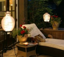 Balkon und Garten Lampen Leuchten – moderne coole Ideen