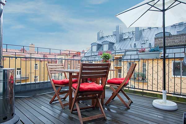 Kleine Balkon Esszimmer Designs - Coole Ideen für Balkongestaltung