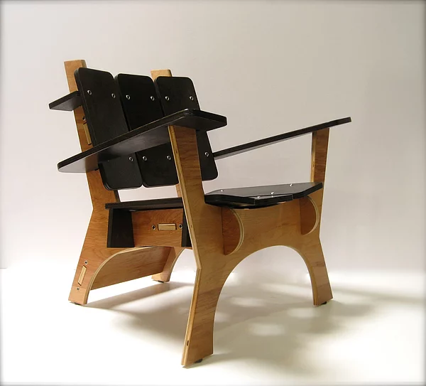 coole möbel designs stuhl holz platte