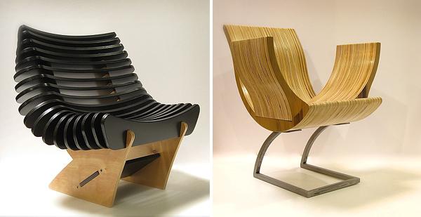 coole möbel designs umweltfreundlich stuhl lehne