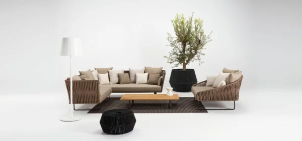 coole idee relax liege und sofa im garten modern