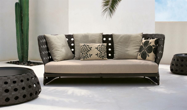 designer außenmöbel canasta kollektion sofa kissen