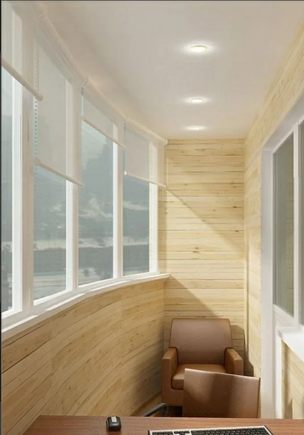 designer balkon projekte idee holz minimalistisch