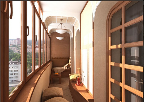 designer balkon projekte idee verlängert braun