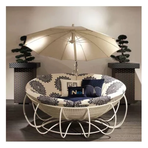designer sofa sonnenschirm blumen floral muster