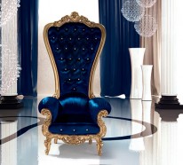 Designer Thron Sessel von Caspani – Fühlen Sie sich wie Königin oder König !